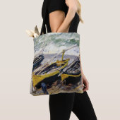 Drie Vissende boten Tote Bag (Dichtbij)