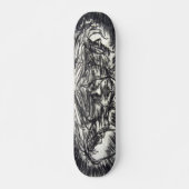 Drie vlakken van de Emotion Charcoal Drawing Skateboard (Voorkant)