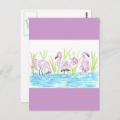 Drie vlamingen briefkaart (Voorkant / Achterkant)