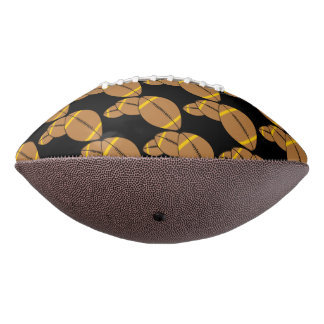 Drie voetballen american football