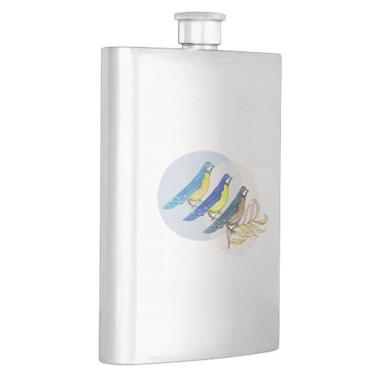 Drie vogels flacon (Rechts)