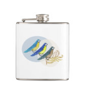 Drie vogels heupfles (Voorkant)