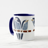 Drie vogels mok (Voorkant links)