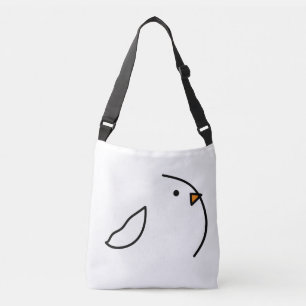 Drie vogels op het touw crossbody tas