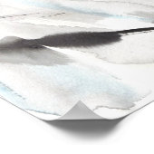 Drie vogels op Willow Art afdrukken Poster (Hoek)