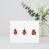 Drie vogelsoorten 2013 briefkaart (Staand voorkant)