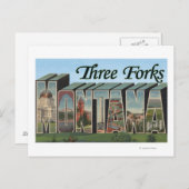 Drie vorken, Montana Briefkaart (Voorkant / Achterkant)