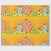 Drie vreemde Creates die papier verpakken (Vlak)