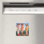 Drie vrouwen 1993 magneet (Insitu (Vaatwasser))