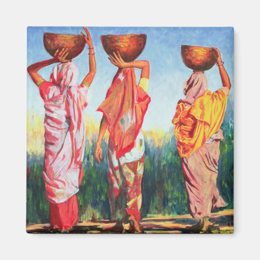 Drie vrouwen 1993 magneet (Voorkant)