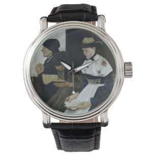 Drie Vrouwen in de Kerk, 1882 Horloge