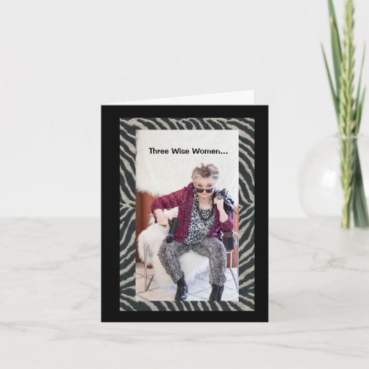 Drie vrouwen zouden... Kaart (Voorkant)