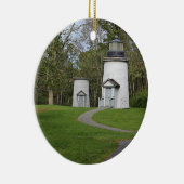 Drie vuurtoren keramisch ornament (Rechts)