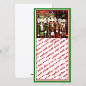 Drie Wijze Crackers - Notenkraker Soldaten Feestdagenkaart (Voorkant / Achterkant)