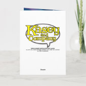 Drie wijze jongens feestdagen kaart (Achterkant)