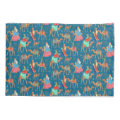 Drie wijze mannen kings & kamelen over druk kussensloop (Achterkant)