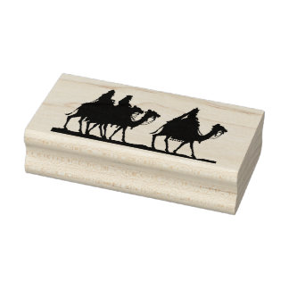 Drie wijze Mannen op Camels Rubber Stamp Rubberstempel