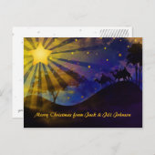 Drie Wijzen & Briefkaart van de Ster van Kerstmis (Voorkant / Achterkant)