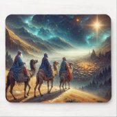 Drie Wijzen die een ster volgen Muismat (Voorkant)