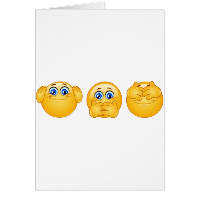 drie wijzen emojus (Voorkant)