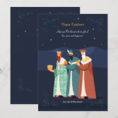Drie Wijzen Epifanie Wenskaart Feestdagenkaart (Voorkant / Achterkant)