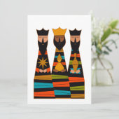 Drie Wijzen Modern Midden-Eeuws Kaart (Staand voorkant)