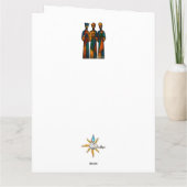 Drie Wijzen uit het Oosten Kaart (Achterkant)