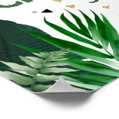 Drie Wild Dinosaur kinderen Birthday Party welkom Poster (Hoek)