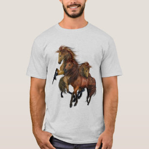 Drie Wild Stallions Shirt