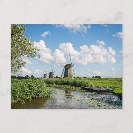 Drie windmolens en een briefkaart (Voorkant)