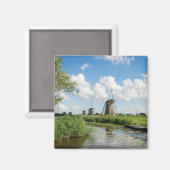 Drie windmolens en een kanaalmagneet magneet (Voorkant / Achterkant)
