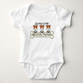 Drie Wire Fox Terriers Romper (Voorkant)