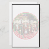 Drie Wise Crackers - Nutkraker Soldaten Briefpapier (Voorkant / Achterkant)