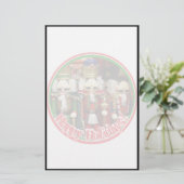 Drie Wise Crackers - Nutkraker Soldaten Briefpapier (Staand voorkant)