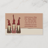 Drie Wise Elves Visitekaartje (Achterkant)