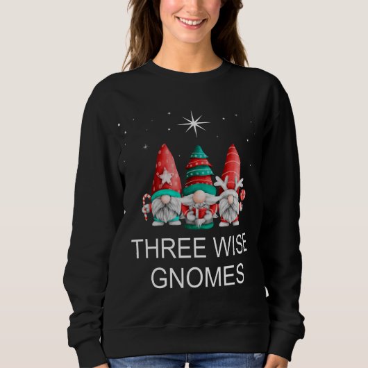 Drie Wise Mannen kerstknomes Trui (Voorkant)