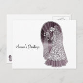 Drie Wise Mannen kerstkunst Feestdagenkaart (Voorkant / Achterkant)