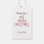 Drie Wise Mannen Kerstmis Cadeaulabel (Achterkant)