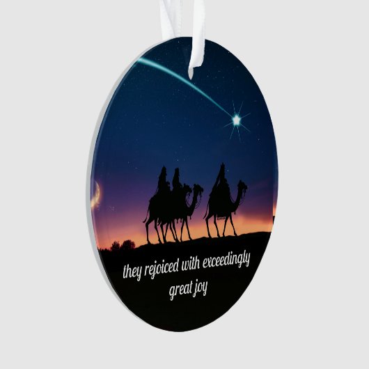 Drie Wise Mannen kerstversiering Ornament (voorkant)