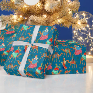 Drie Wise Mannen Los Reyes magos kerstvakantie Cadeaupapier