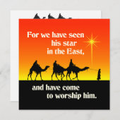 Drie Wise Mannen Star van Bethlehem kerstingang (Voorkant / Achterkant)