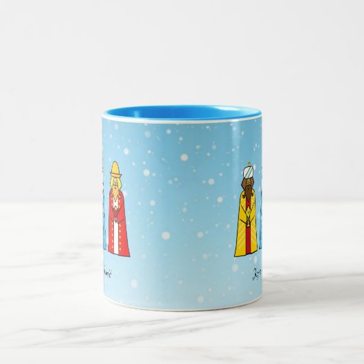 Drie Wise Mannen tweetone koffie Mok (Center)