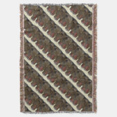 Drie Wise Monkeys Deken (Voorkant Verticaal)