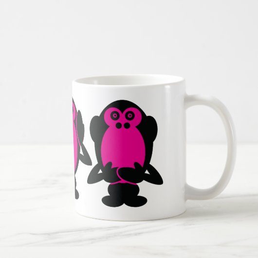 Drie Wise Monkeys Koffiemok (Rechts)