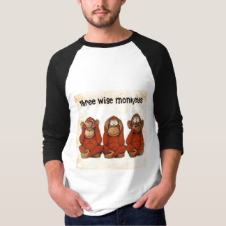 Drie Wise Monkeys T-Shirt