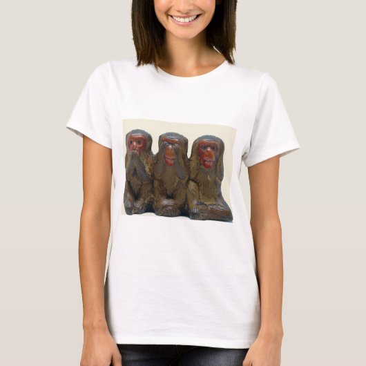 Drie Wise Monkeys T-shirt (Voorkant)