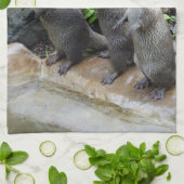 Drie Wise Otters, Tea Towel Theedoek (Gevouwen)