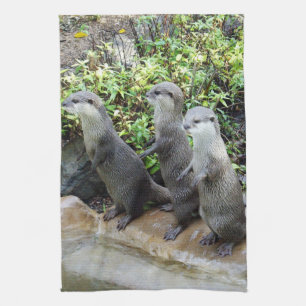 Drie Wise Otters, Tea Towel Theedoek