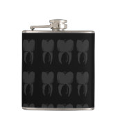 Drie Wise Teeth Dentist Flask Heupfles (Voorkant)
