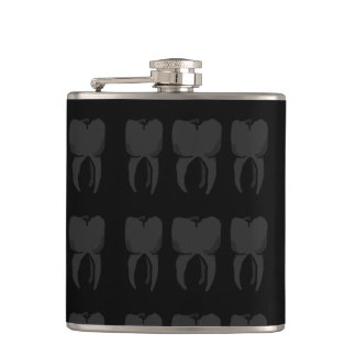 Drie Wise Teeth Dentist Flask Heupfles
